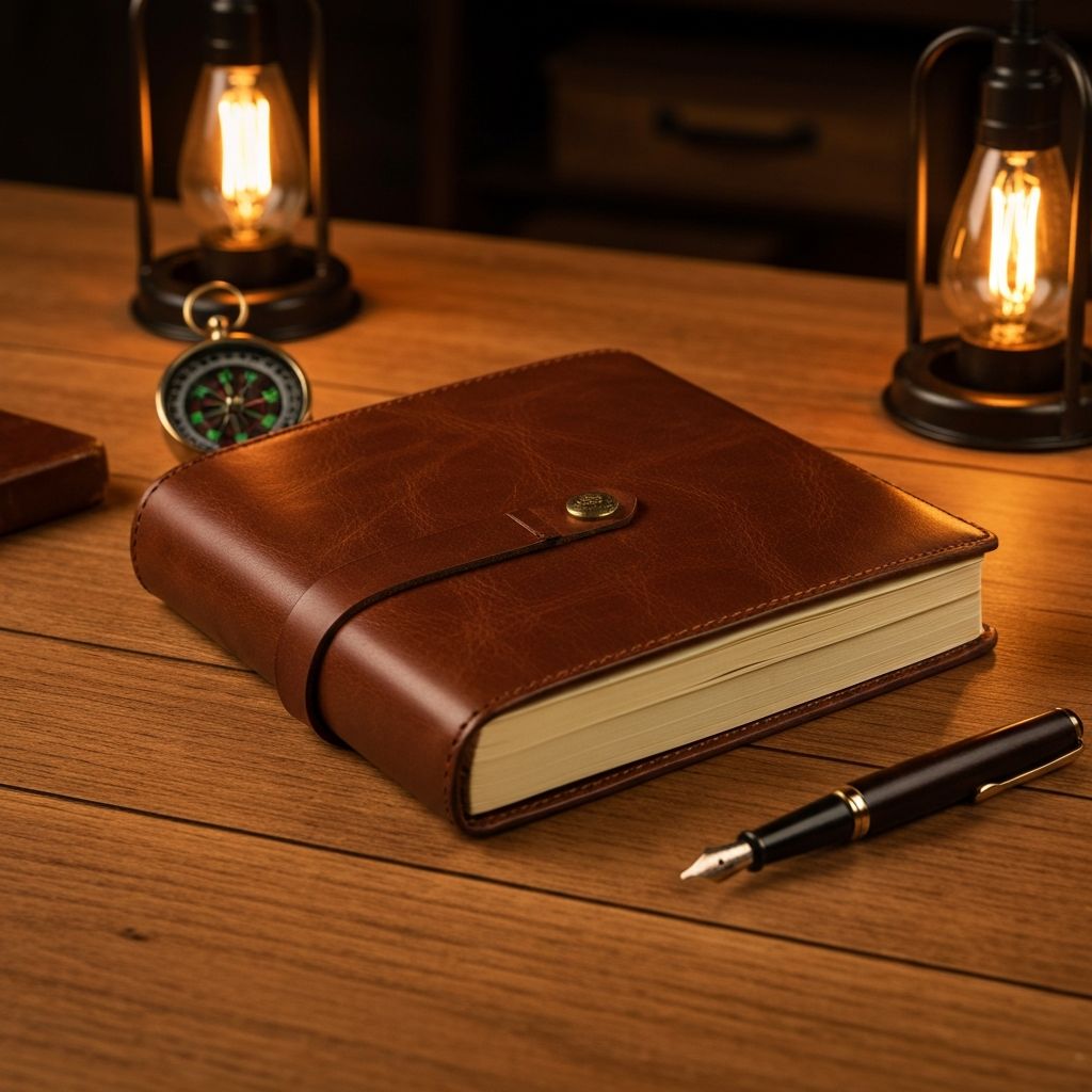 Leather Field Journal