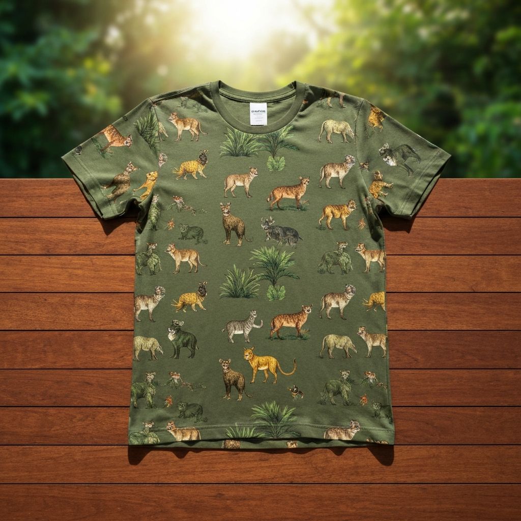 Wildlife Print T-Shirt